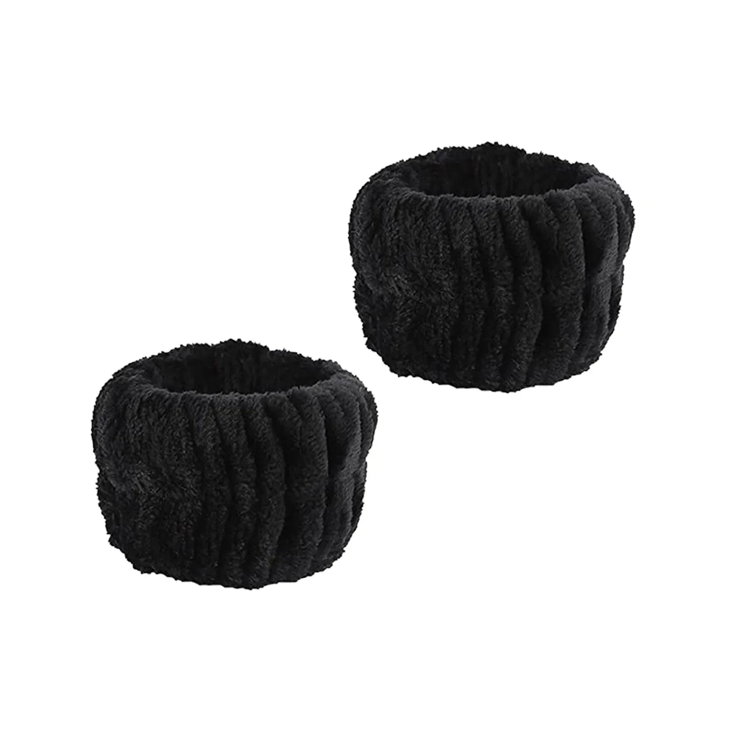 2PCS Reusable Spa Wrist Washband Soft Microfiber Towel Wristbands For Washing Face Women Girl Yoga Running Sport Wrist Sweatband