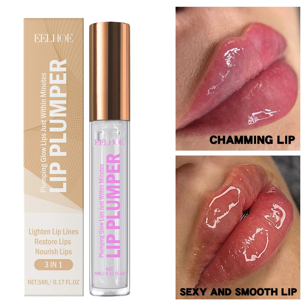 Instant Volumising Lip Plumper Serum Extreme Enhancer Lip Gloss Oil Increase Elasticity Moisturizing Nourish Lip Care Cosmetics