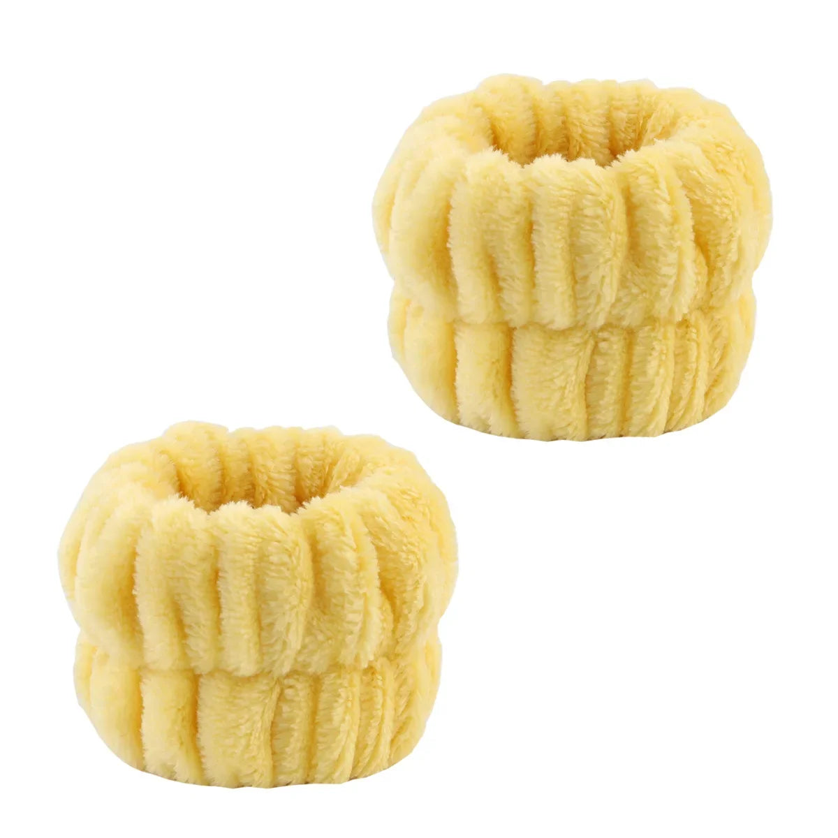 2PCS Reusable Spa Wrist Washband Soft Microfiber Towel Wristbands For Washing Face Women Girl Yoga Running Sport Wrist Sweatband