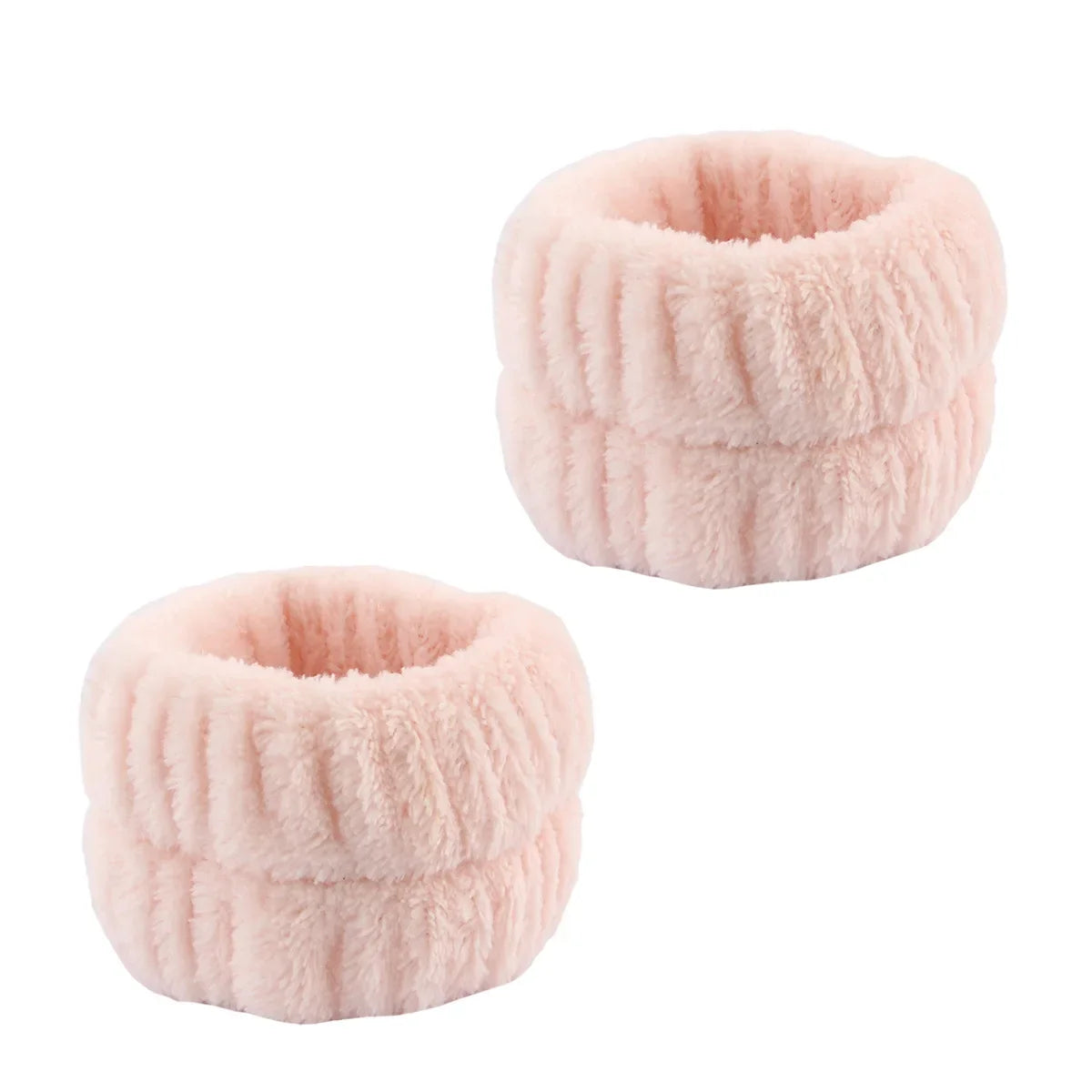 2PCS Reusable Spa Wrist Washband Soft Microfiber Towel Wristbands For Washing Face Women Girl Yoga Running Sport Wrist Sweatband