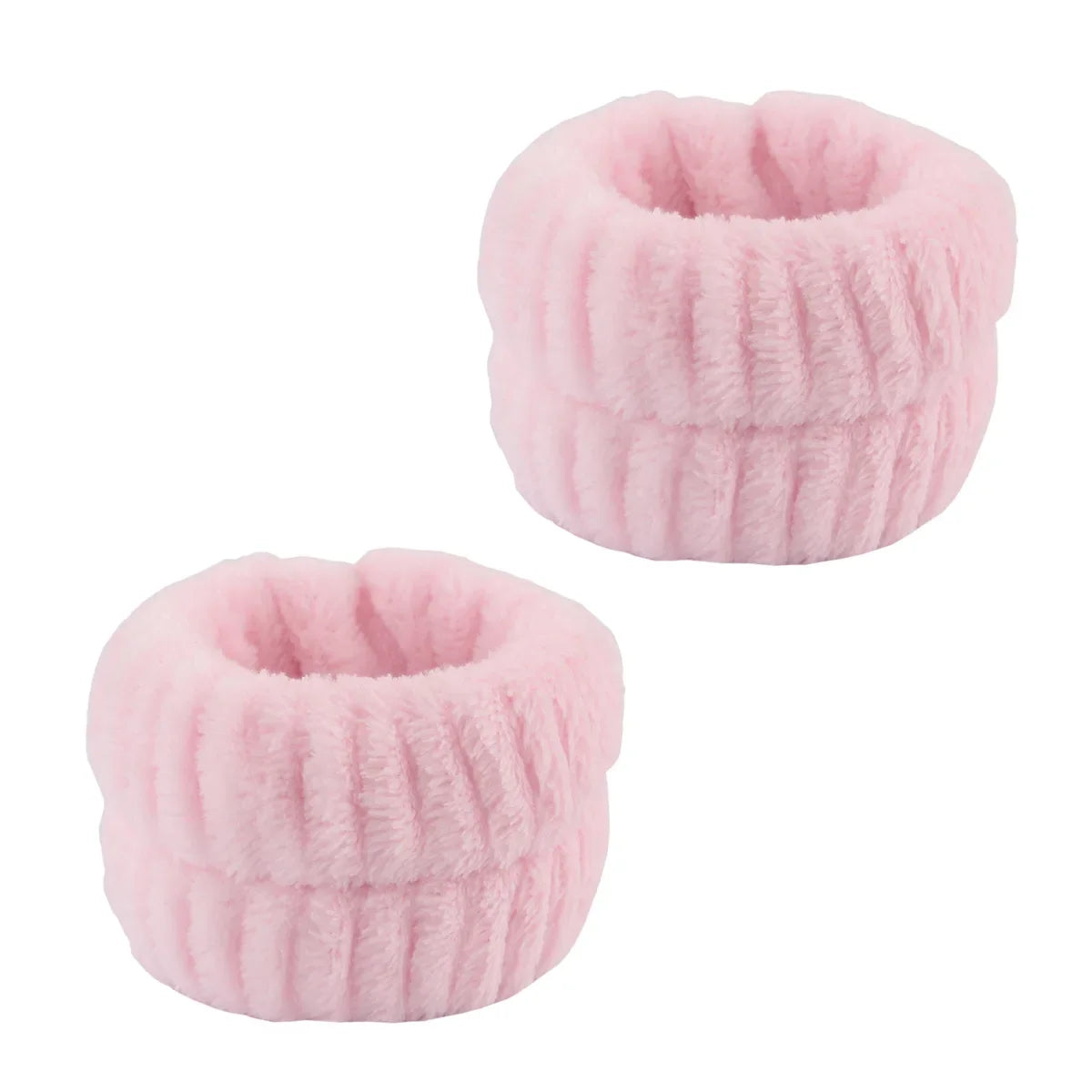 2PCS Reusable Spa Wrist Washband Soft Microfiber Towel Wristbands For Washing Face Women Girl Yoga Running Sport Wrist Sweatband