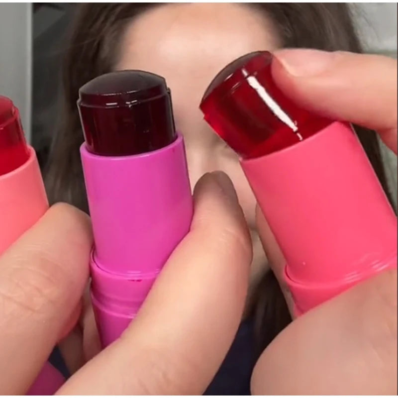 Milk Jelly Blush Milk Makeup Jelly Tint Blush Milk Cooling Water Jelly Tint Water Jelly Tint Stick Sheer Lip Cheek Stain 2025