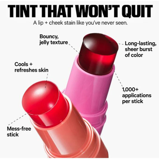 Milk Jelly Blush Milk Makeup Jelly Tint Blush Milk Cooling Water Jelly Tint Water Jelly Tint Stick Sheer Lip Cheek Stain 2025